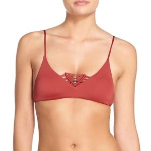 DOLCE VITA 'Varsity' Bikini Top